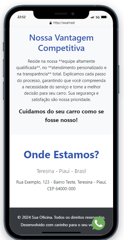 Detalhe de Landing Page de Alta Conversão